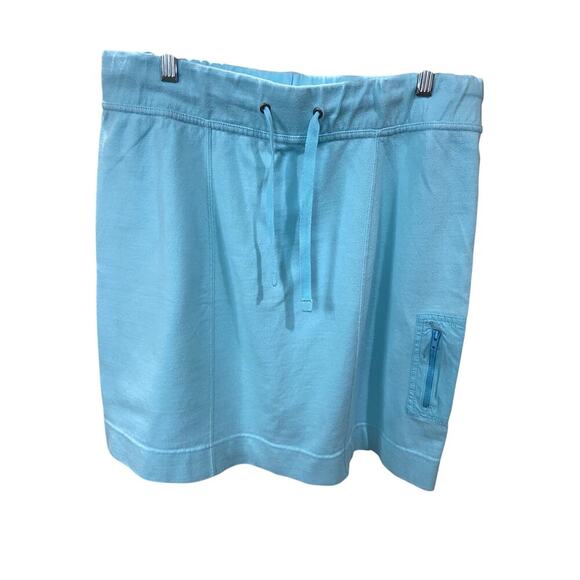 Eddie Bauer Blue Sweat Skirt with Side Pocket - Size Large (EUC) - Picture 1 of 5